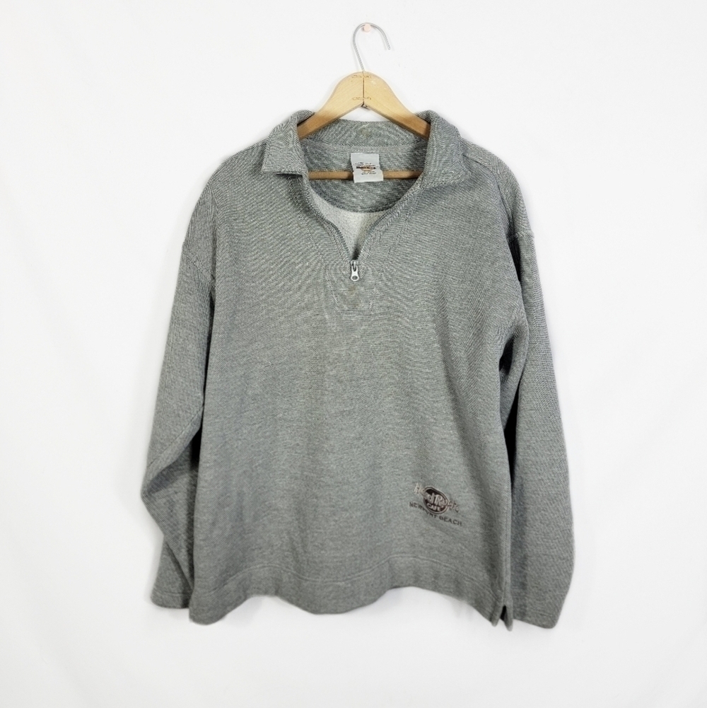 Men's size small Hardrock Cafe quarter zip